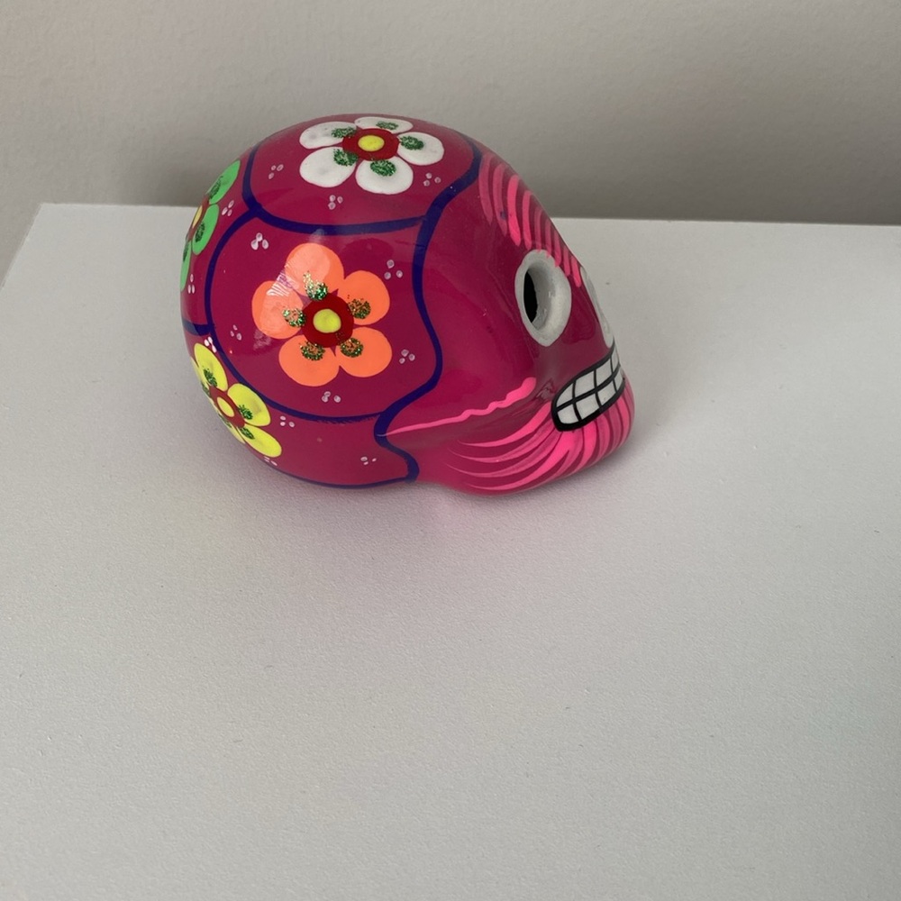 Disney World Epcot Mexico Pavilion Dia De los Muertos ceramic sugar skull - Picture 2 of 5